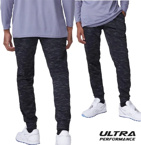 Vista 2 de Ultra Performance 3 Pack Mens Joggers Mens Athletic Sweatpants with Pockets for Men, Small - 3X