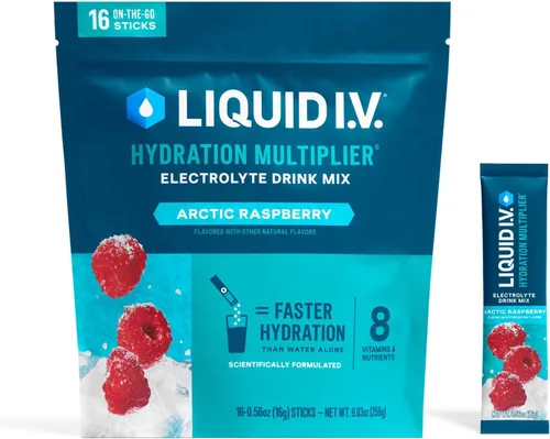 Vista 14 de Liquid I.V. Electrolitos de hidratación, bayas de acai, 16 unidades Scientifically Formulated Clinically Proven Hydration No Artificial