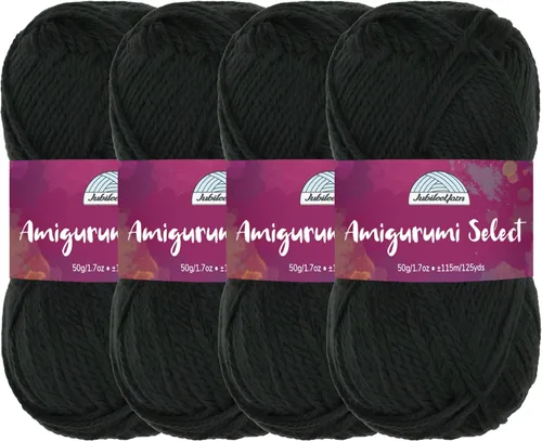 Vista 29 de JubileeYarn Amigurumi Select - Hilo acrílico DK - Begonia - 4 madejas