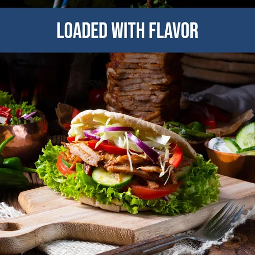 Vista 6 de Mezcla orgánica de condimentos griegos – It's Greek To Me por Flavor Seed, hierbas mediterráneas y especias para giroscopio, tzatziki y kebab, apto