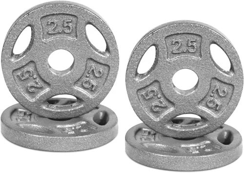 Vista 10 de CAP Barbell Placas de peso de agarre estándar de 1 pulgada