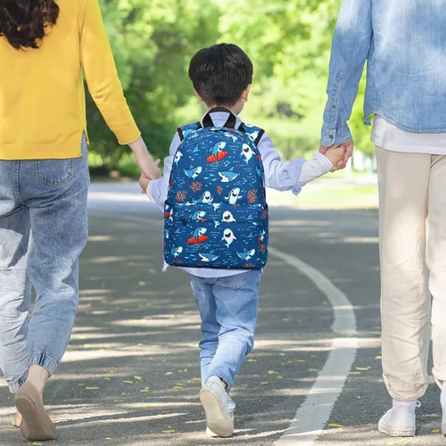 Vista 80 de CAMTOP - Conjunto de mochila y lonchera con estampados divertidos para niños de preescolar y primaria), Y0058-2