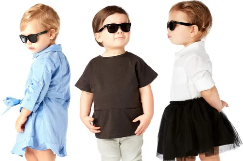 Vista 3 de Gafas de sol polarizadas WeeFarers para niños Negro