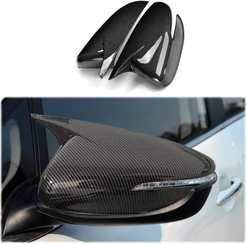 Vista 10 de MUXEE Cubierta para espejo retrovisor, para KIA Forte/K3/Cerato 2014 2015 2016 2017 2018, carcasa de señal de giro, accesorios para espejo