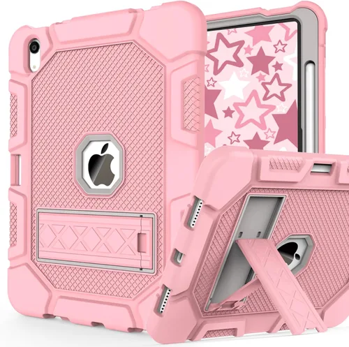 Vista 22 de Funda para iPad de 7ª/8ª generación, funda para iPad 10.2, híbrida, resistente, a prueba de golpes, funda de protección contra caídas construida