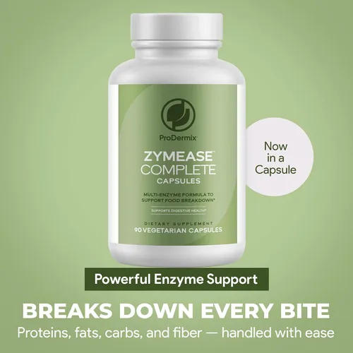 Vista 2 de ZymEase - Cápsulas completas de fórmula de múltiples enzimas para la comodidad de la salud digestiva, probióticos para la digestión y descomposición