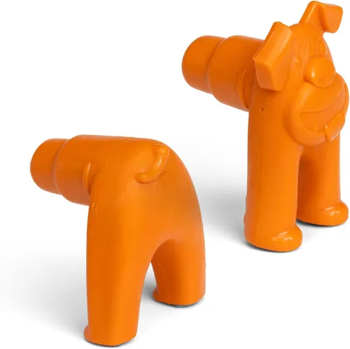 Vista 9 de WEST PAW Toppl Stopper - Paquete de 2 tapones en azul aguamarina, diseñado para el enriquecimiento de perros, accesorio que se adapta a todos