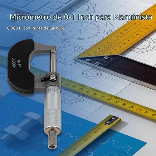 Vista 6 de WFLNHB 0-1" Precisión Fuera Micrómetro 0.0001" Carburo con punta