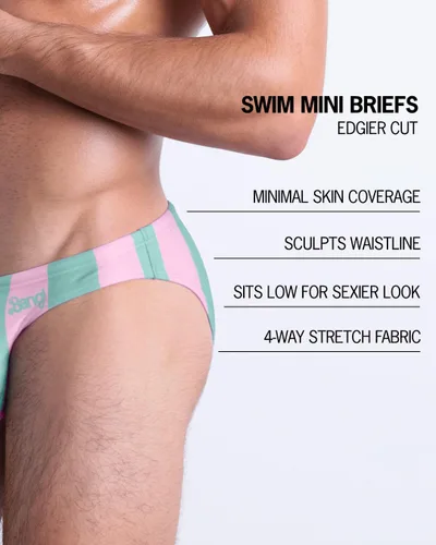 Vista 66 de Bang Men's Swimwear - Swim Mini Brief - Low Rise Fit Bikini Swimsuit