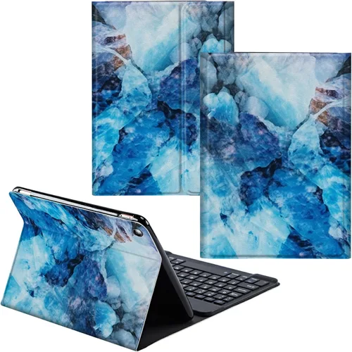 Vista 67 de Funda para Samsung Galaxy Tab S6 Lite 2022/2020 Teclado inalámbrico desmontable y cubierta de cuero PU Funda protectora para tableta para Samsung