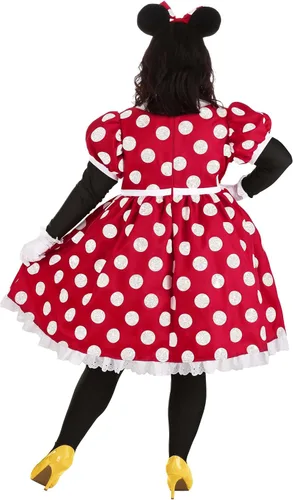 Vista 5 de Disney - Disfraz de Minnie Mouse de lujo de talla grande
