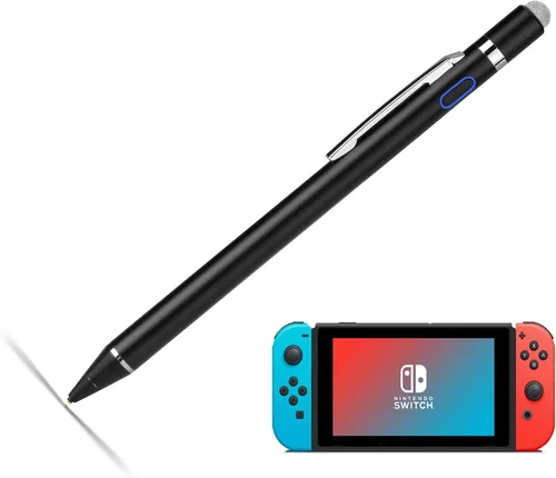 Vista 7 de Lápiz óptico para Nintendo Switch, lápiz digital EVACH con punta ultrafina de 0.069 pulgadas para Nintendo Switch, color blanco