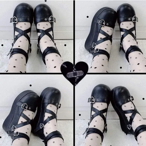 Vista 3 de CELNEPHO - Zapatos estilo Mary Jane para mujer, con un adorable lazo decorativo, punta redon4da, correa en T en el tobillo, estilo lolita