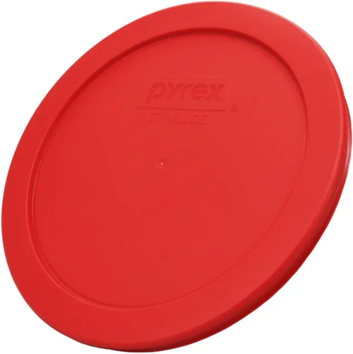 Vista 2 de Pyrex 7201-PC 4-Cup Poppy Red Tapa de almacenamiento de alimentos