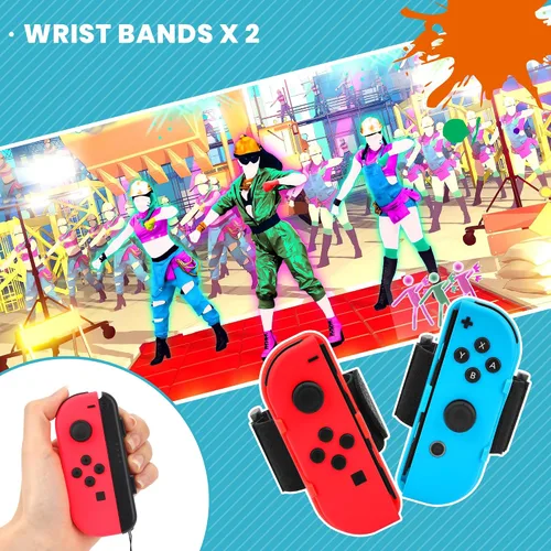 Vista 4 de Switch Sports Accessories - CODOGOY 10 in 1 Switch Sports Accessories Bundle for Nintendo Switch Sports, Family Accessories Kit Compatible with