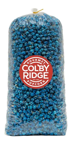 Vista 12 de Colby Ridge Palomitas de maíz gourmet artesanales sin gluten en tamaño grande para regalos y fiestas en paquete (5 galones, 80 tazas) (Azul bebé)