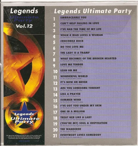 Vista 4 de Legends Ultimate Karaoke Party Pack Vol.2 - 10 Disk CD+G Set - 197 Song Pak