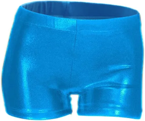 Vista 2 de Aosva 2 pantalones cortos de gimnasia para niñas de 2 a 14 años
