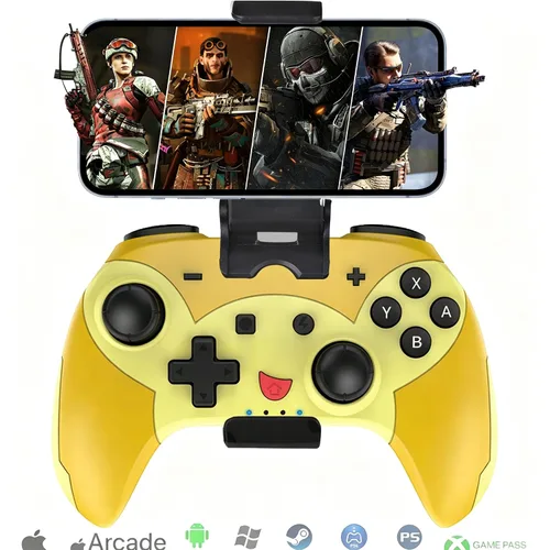 Vista 8 de Megadream Wireless Mobile Gaming Controller Gamepad for iPhone/Android/iPad/PC/Switch/PS4/iPad Joystick with Phone Holder, Supported Cloud Game
