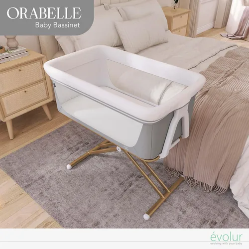 Vista 11 de Evolur Orabelle - Cuna portátil para bebé, plegable con bolsa de viaje