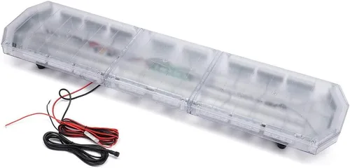 Vista 9 de Luces estroboscópicas de emergencia de 48 pulgadas, 88 LED, barra de luz de advertencia direccional ámbar con 16 modos intermitentes de advertencia