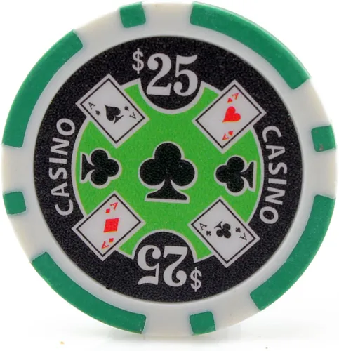 Vista 9 de Versa Games Fichas de casino Ace en 0.41 oz de peso - Paquete de 50 (elegir colores)