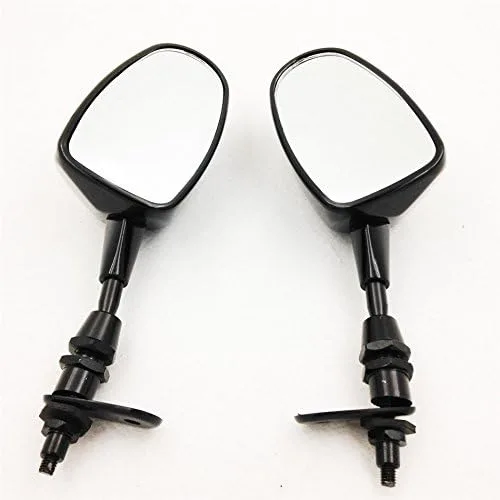 Vista 3 de XKH Group motocicleta Mini Racing Espejo para Suzuki Katana 600 750 GSXR600 750 1000 1100 Hayabusa Negro Nuevo