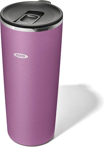 Vista 11 de OXO Strive - Vaso aislado de 24 onzas con tapa deslizante, cobalto oscuro