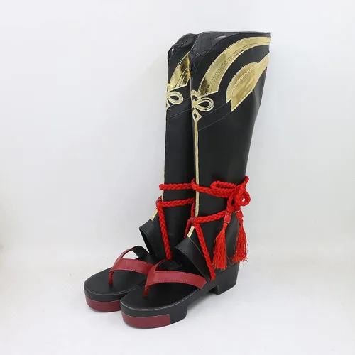 Vista 3 de Shikanoin Heizou Cosplay Costume Game Genshin Impact Mujeres Hombres Halloween Anime Zapatos