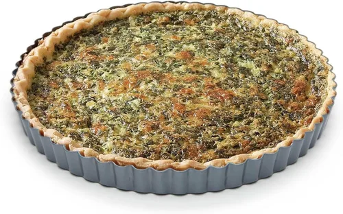 Vista 11 de Fox Run 44513 - Molde con fondo extraíble para tarta y quiche, 9 pulgadas, Metálico