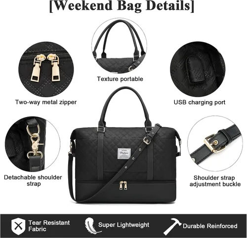 Vista 4 de Bolsa de viaje - 3, A17-Negro, Viajes