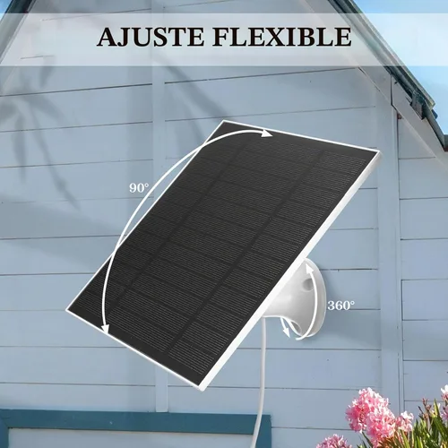 Vista 4 de Paquete de 4 paneles solares de 5 W para cámaras de seguridad
