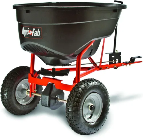 Vista 4 de Agri-Fab 45-0463 - Esparcidor de remolque de 130 libras y kit de rejilla esparcidora de 110-130 libras