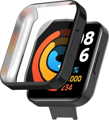 Vista 7 de [Paquete de 5] Funda Senter para Redmi Watch2 Lite, parachoques integral de TPU suave sin protección de pantalla integrada para reloj inteligente