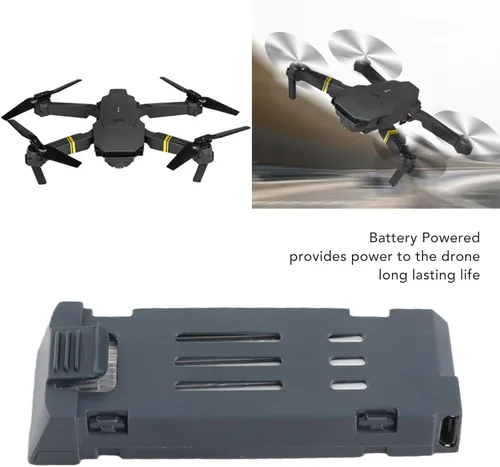 Vista 2 de Batería de litio de drones a control remoto, batería UAV portátil, batería de repuesto RC UAV para E58 L800 JY019 S168 X Pro E88 E88MAX E525 E99