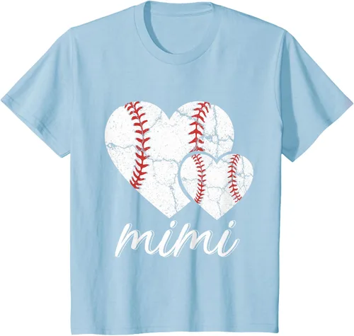 Vista 14 de Camiseta de béisbol Mimi para el Día de la Madre, Negro, S