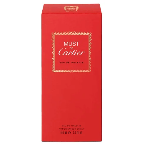 Vista 5 de Cartier Must De Cartier - Eau de Toilette en espray de 3.3 onzas líquidas para mujer, 3.3 onzas líquidas