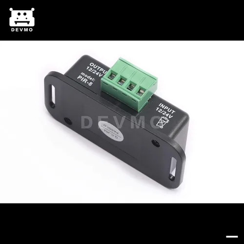 Vista 4 de DEVMO Interruptor automático del sensor de movimiento PIR infrarrojo DC 12V-24V 8A para la luz LED elegante