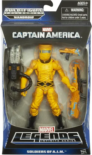 Vista 2 de Marvel Leyendas Capitán América 6 pulgadas Soldados de A.I.M