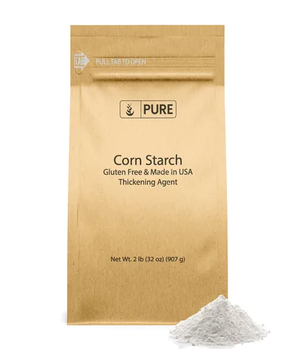 Vista 6 de Pure Original Ingredients Almidón de maíz (1 lb) Espesante para salsas, sopa y salsa