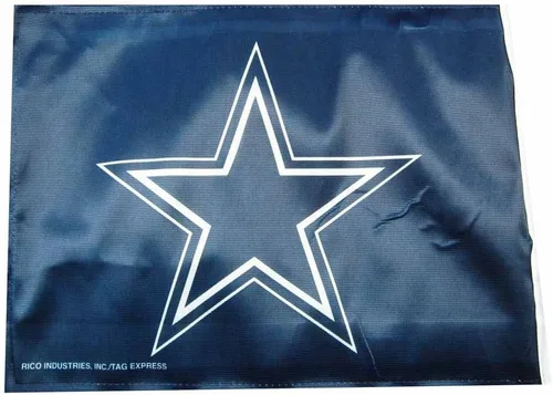 Vista 27 de Rico Industries NFL Double Sided Car Flag - 16" x 19" - Strong Pole That Hooks onto Car/Truck/Automobile