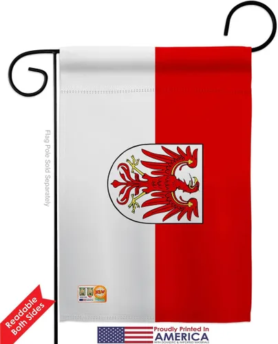 Vista 2 de Brandenburg Garden Flags 2pcs Pack Regional Germany States Central Europe Territory Old History Country Particular Area Small Decorative Gift Yard