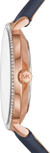 Vista 2 de Michael Kors Reloj mini Pyper de acero inoxidable de dos manos para mujer MK1041 - Reloj de acero inoxidable de dos manecillas