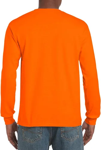 Vista 2 de Gildan - Camiseta de algodón y de manga larga para hombre, modelo G2400