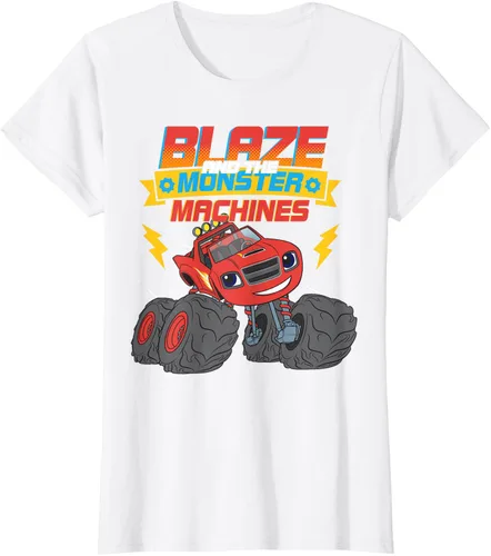 Vista 13 de Blaze & The Monster Machines Cute Blaze - Camiseta Negro