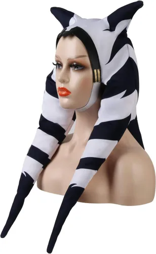 Vista 2 de FirstCos Tano - Tocado unisex para adulto, Halloween, cosplay, clon, accesorio