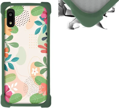 Vista 80 de jioeuinly Funda compatible con ZTE Blade X1 5G Phone Case PC Backplane + cubierta de silicona suave marco XSH