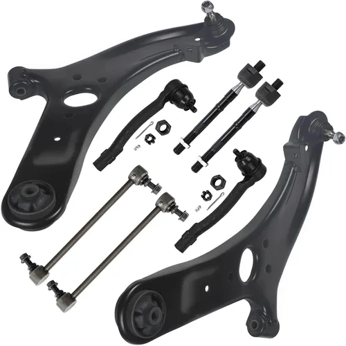 Vista 297 de Detroit Axle - Kit de brazos de control de extremo de 8 piezas para Toyota 2001-2003 Highlander 2002-2003 Camry Lexus ES300, 2 conjuntos de brazos