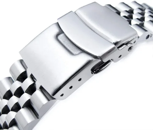 Vista 3 de Banda de reloj de metal Super-J Louis de 0.866 in para Seiko New Turtles SRP777 SRPA21 cepillado
