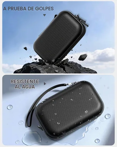 Vista 6 de ProCase Estuche rígido para cámara digital 4K para VJIANGER, JGIPL, Duluvulu - Negro Fits Zostuic, Oiadek, Lecnippy, NIKICAM Camera & Accessories